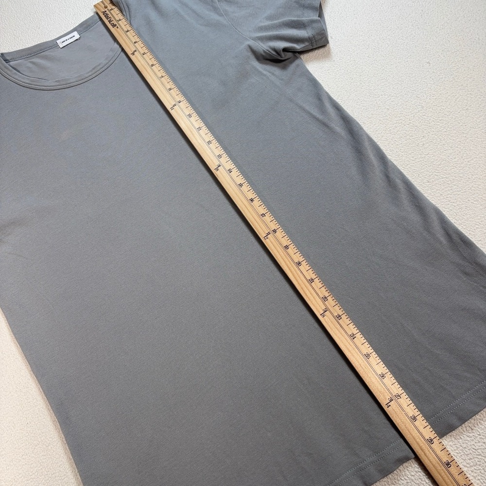 Son Of‎ A Tailor T-Shirt Men's S/M Gray 100% Supima Cotton Crewneck *Stains* - Picture 8 of 13